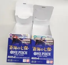 蒼海の七傑 ONE PIECE CARD GAME２個【開封済みボックス】