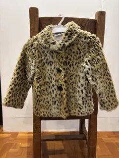レオパード柄 ファーコート　kids