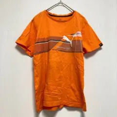 【プーマ】PUMA 半袖Tシャツ オレンジ キッズ用160cm 綿100％ 薄手