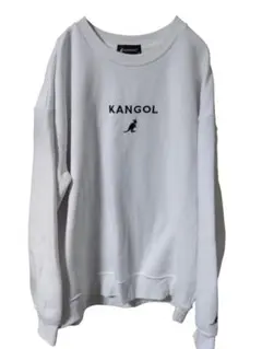 KANGOL トレーナー ホワイト　長袖　裏起毛のサムネイル