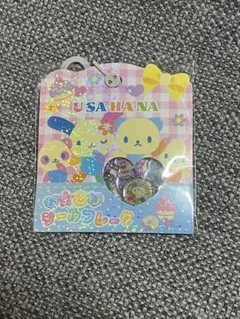 【正規品】Sanrioウサハナ　おはじきシール　フレークシール