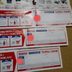 コストコ 施設利用券 2026年8月30日まで　　3枚のサムネイル