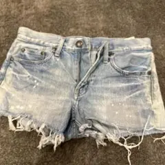 moussy ライトブルー ショートパンツ