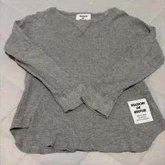 MAISON DE REEFUR 長袖カットソー ワッフル生地 グレー