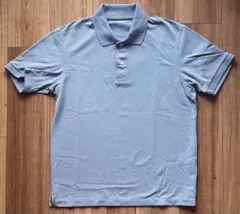 ユニクロ ドライカノコポロシャツ（半袖） ブルー メンズＭサイズ