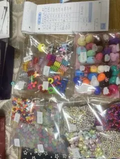 美樹ちゃん専用　ハンドメイド用 ビーズ素材 大量セット