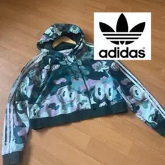 アディダスオリジナルスxハティスチュワートパーカー　コラボ