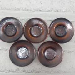 銅製の茶たく５枚