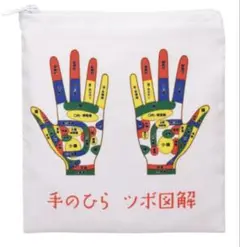 手のひら ポーチ つぼ 図鑑 チャック 付き ③