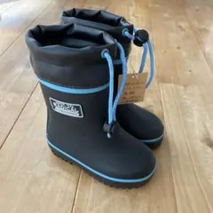 moujonjon キッズ レインブーツ 14.0cm ブラックのサムネイル