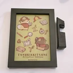 タヌキとキツネ　お山のたんていさん　額縁マグネット