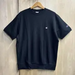 希少】SOPH. × チャンピオン リバースウィーブ 半袖スウェット 黒 L
