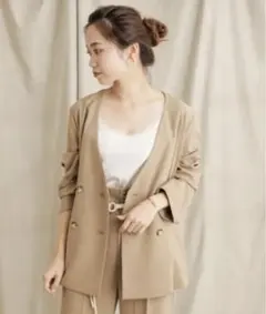 カプリシューレマージュ　ノーカラージャケットのサムネイル