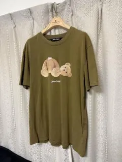 Palm Angels テディベア Tシャツ オリーブグリーン