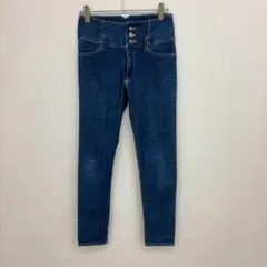 ○COLZA コルザ ハイウエスト デニムスキニーパンツ インディゴ LLのサムネイル