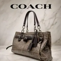 COACH Chelsea Croc-Embossed Handbag y2k