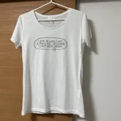 スヌーピー テキストプリント Tシャツ ホワイトのサムネイル