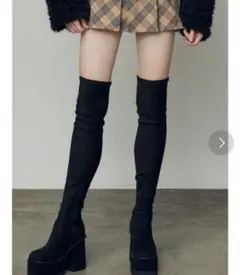 EMODA スクエアフィットロングブーツM