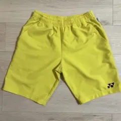 YONEX イエロー ハーフパンツ