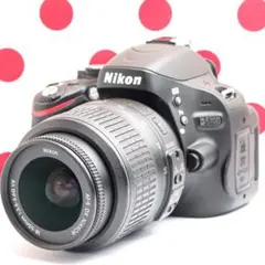 ニコン Nikon D5000☆ダブルレンズ♪☆スマホに転送！☆初心者の方に