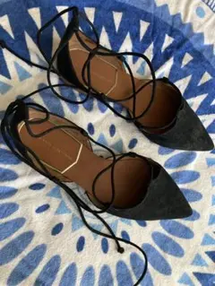 ◎ZARA レースアップパンプス