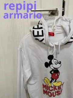 レピピアルマリオ　ミッキーマウス　ディズニーコラボ　パーカー　キッズ