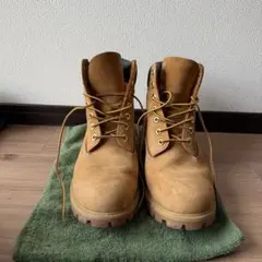 Timberland ベージュ ハイカットブーツ