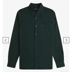 FRED PERRY Oxford Shirt NIGHT GREEN
