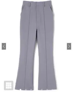 【新品・未使用】GRL グレイル フロントタックフレアパンツ[k8360t]