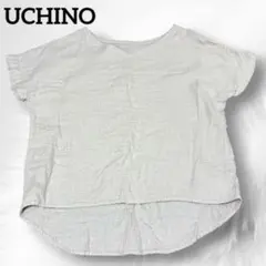 UCHINO マシュマロガーゼ Vネック Tシャツ 3重ガーゼ コットン100%のサムネイル