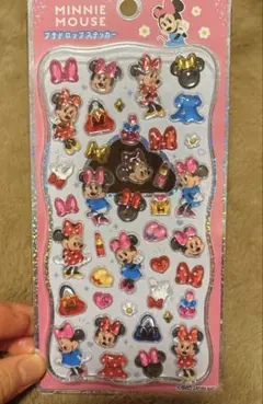 ぷくっとシール　3Dシール　シール帳　ミニー ディズニー