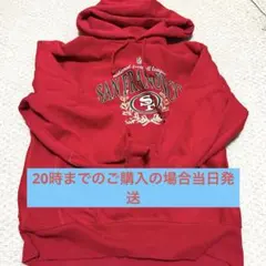 NFL サンフランシスコ49ers パーカー L 赤 ビッグロゴ