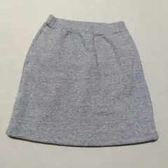 ユニクロ 暖か裏ボア スウェットスカート ウエストゴム KIDS 140サイズ