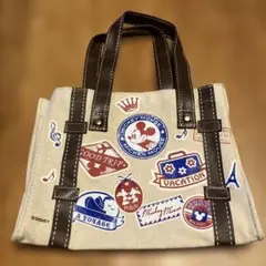 ミッキーマウス トランク風ミニトートバッグ