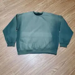 unknown 鬼フェード スウェット ダークグリーン ビッグサイズ