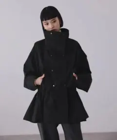 ADAM ET ROPÉ FEMMEスタンドカラードロストブルゾン