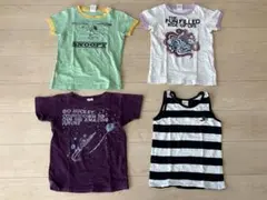 DENIM DUNGAREEデニムダンガリー　Tシャツ4枚セット 130