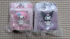 サンリオキャラクターズ パッケージミニチュアコレクション　マイメロディ・クロミ