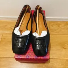 TORY BURCH トリーバーチ レザーパンプス ブラック 箱付きのサムネイル