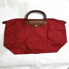 ロンシャン ル プリアージュ® オリジナル L トラベルバッグ レッド 大きい