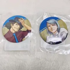 狩魔冥 信楽盾之 逆転検事 カプくじ 缶バッジ セット