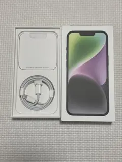 Apple iPhone 14 箱+ 充電ケーブル