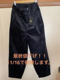 TARAS BOULBA ブラック コーデュロイパンツ Lサイズ