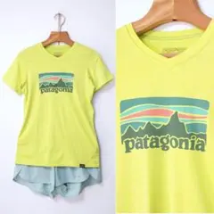 patagoniaキャプリーンクールデイリーXS/ロゴ半袖Tシャツ