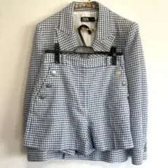 ZARA セットアップ　チェック　千鳥格子　クリーニング済み　M