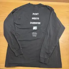 POET MEETS DUBWISE 厚手長袖Tシャツ ロンT 黒　ブラック