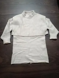 キッズ服　ニットワンピース　ジーユー　GU　110サイズ