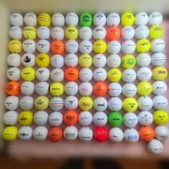 ゴルフボールセット 多様なブランドとモデル(100球)