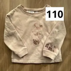 【SALE】babyGAP ミニー トレーナー 110 ピンク ディズニー