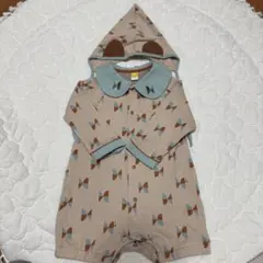 モイモルン　ロンパース　90cm ボンネットセット